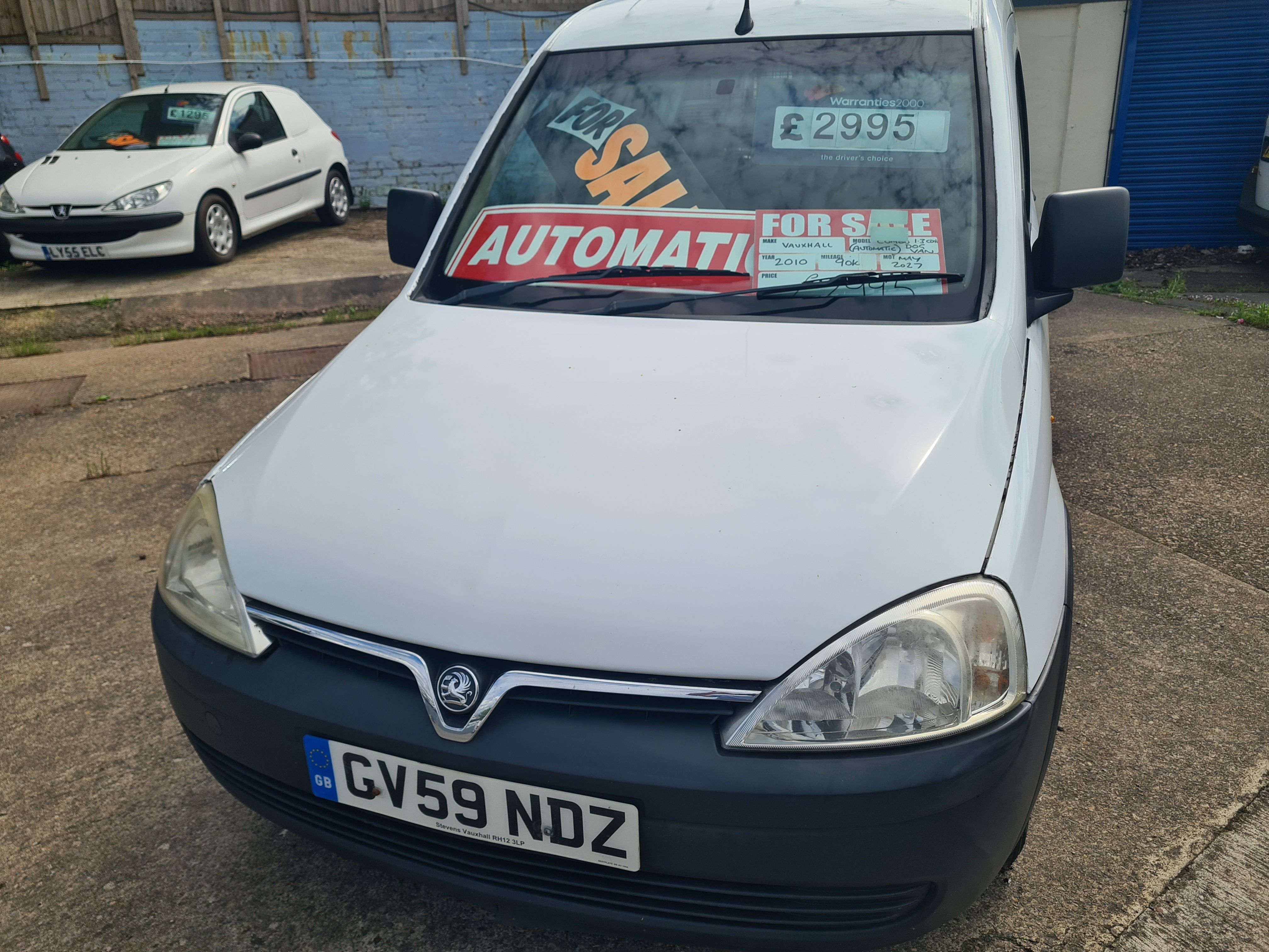 2010 VAUXHALL COMBO 1.3 CDTI AUTO DOG VAN